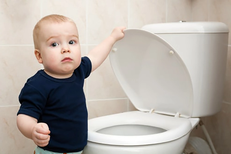 آموزش استفاده از توالت