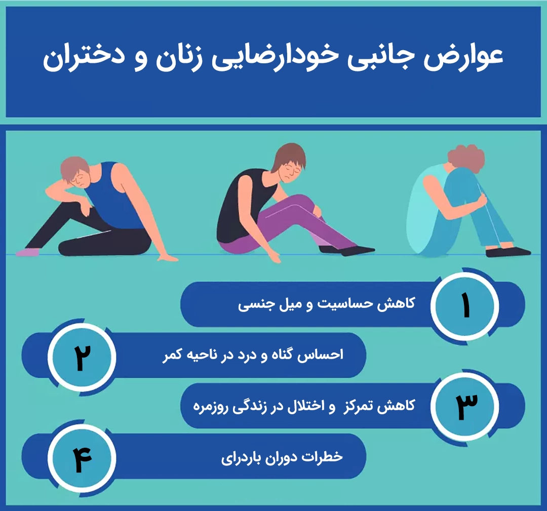 عوارض خودارضایی در دختران و زنان