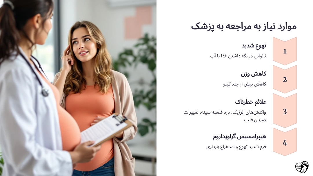 When to talk to your doctor موارد مورد نیاز در مراجه به پزشک