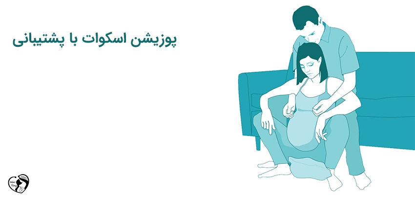 labor Supported squat position پوزیشن اسکات حمایتی