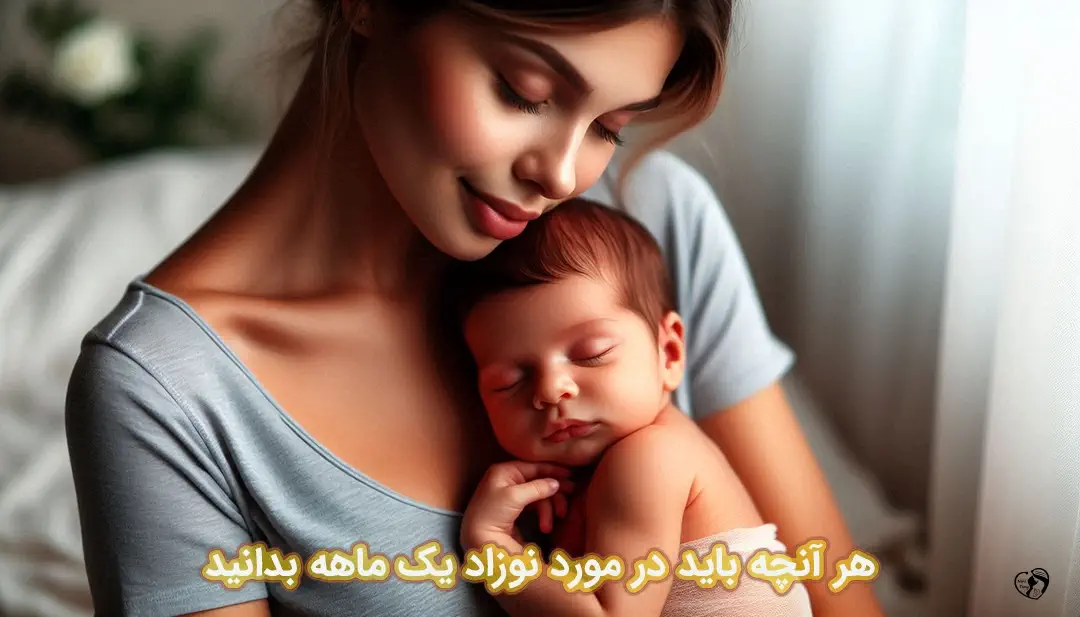نوزاد یک ماهه نوزاد 1 ماهه