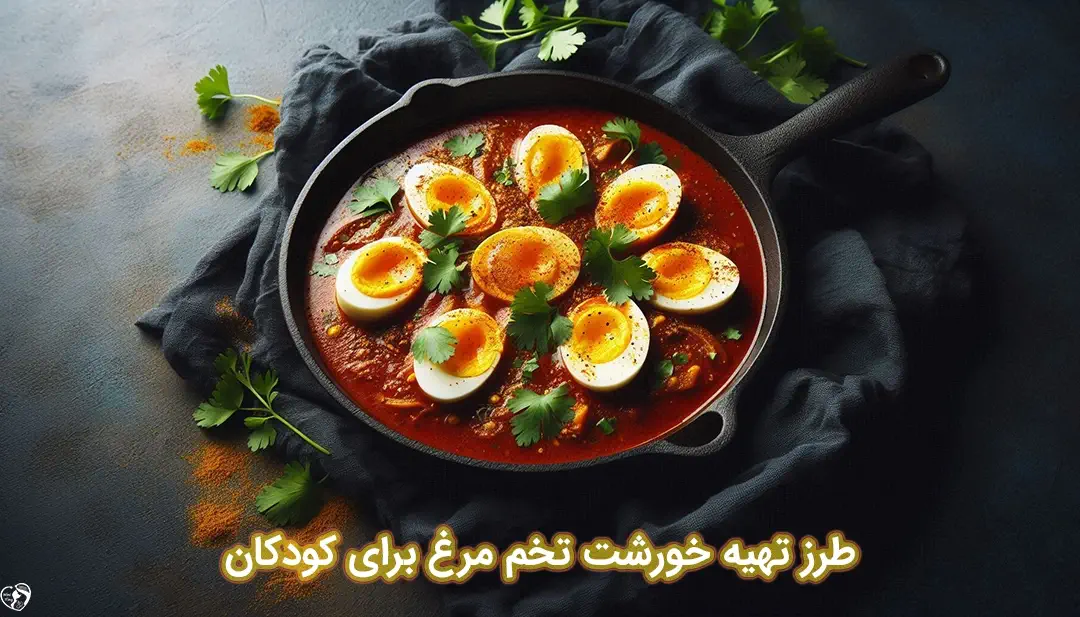 خورشت تخم مرغ برای کودکان طرز تهیه خورشت تخم مرغ برای کودکان