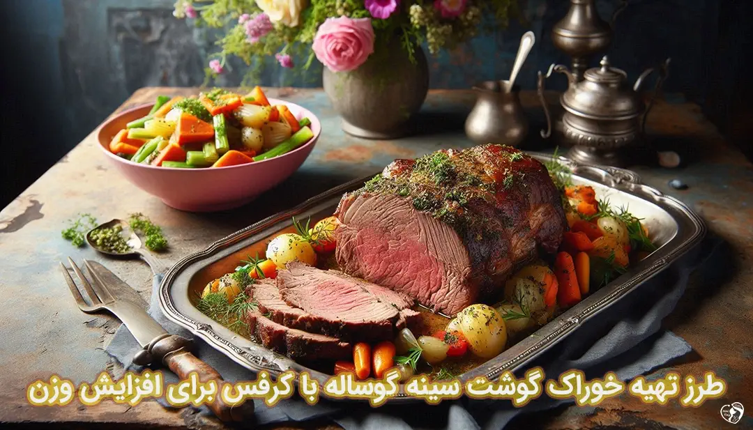 خوراک گوشت سینه گوساله با کرفس برای افزایش وزن طرز تهیه خوراک گوشت گوساله با کرفس برای افزایش وزن