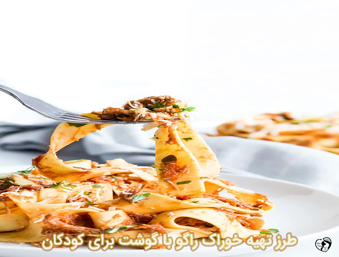خوراک راگو با گوشت برای کودکان طرز تهیه خوراک راگو با گوشت برای کودکان