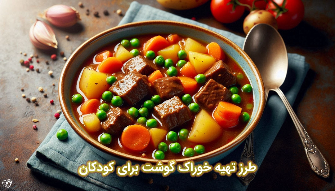 خوراک گوشت برای کودکان طرز تهیه خوراک گوشت برای کودکان