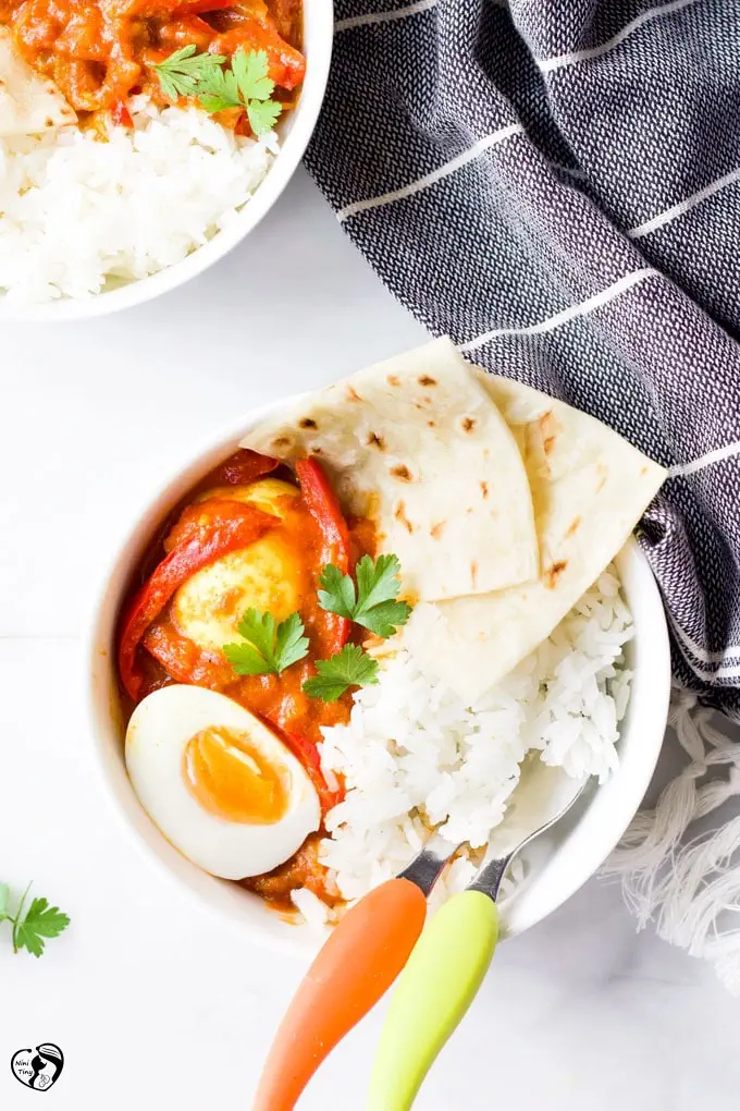 خورشت تخم مرغ برای کودکان