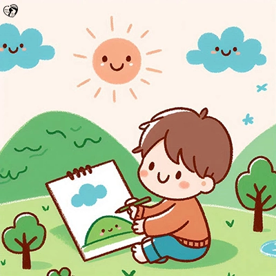 آموزش نقاشی منظره ها به کودکان