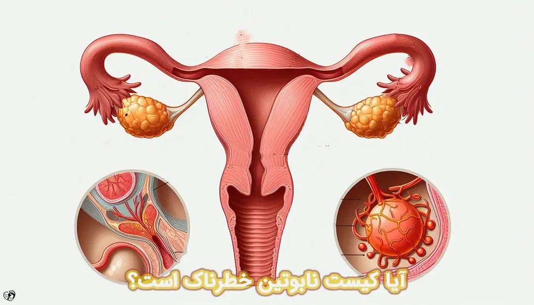 کیست نابوتین زردی نوزاد
