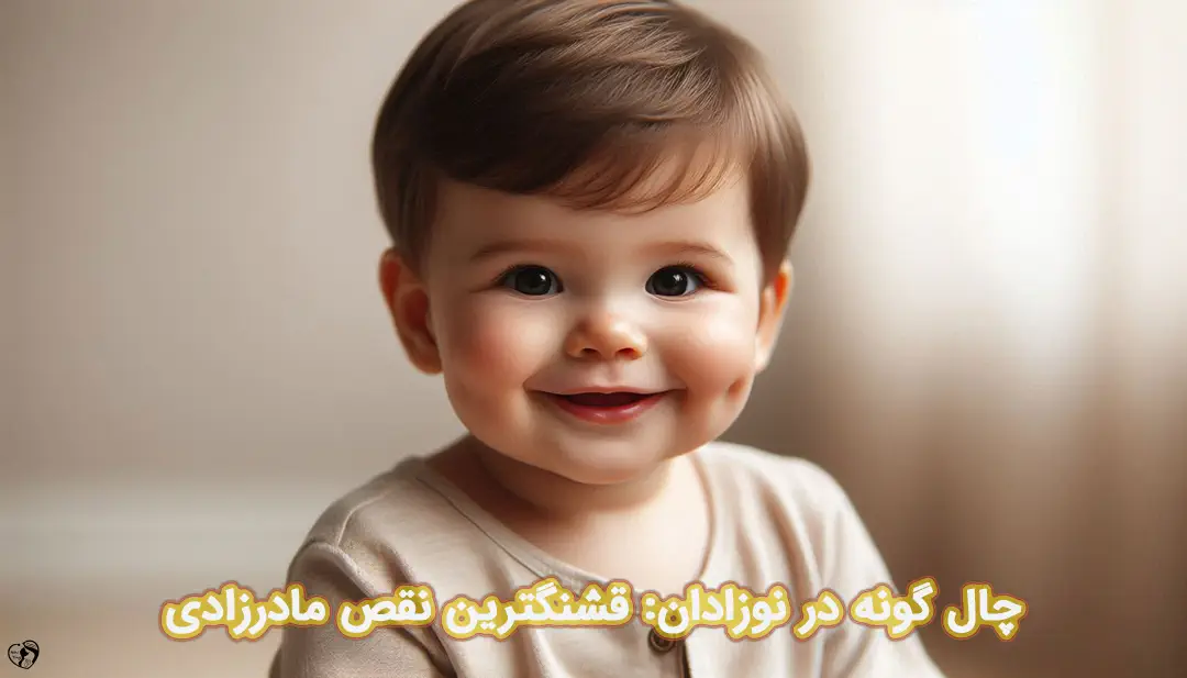 چال گونه در نوزادان