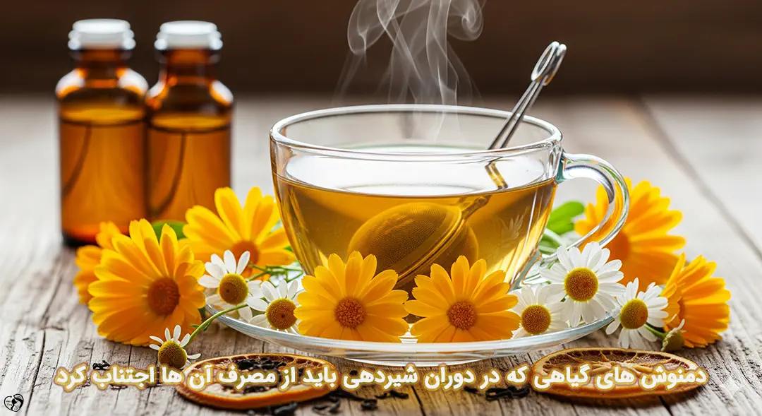 دمنوش های گیاهی در شیردهی