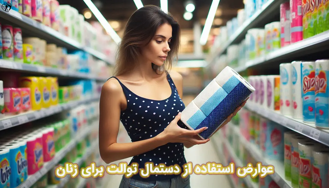 دستمال توالت برای زنان