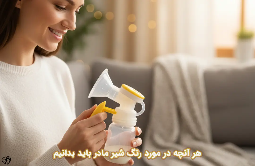 رنگ شیر مادر