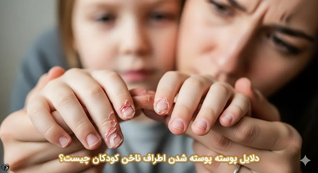 پوسته پوسته شدن اطراف ناخن در کودکان پوسته پوسته شدن اطراف ناخن در کودکان