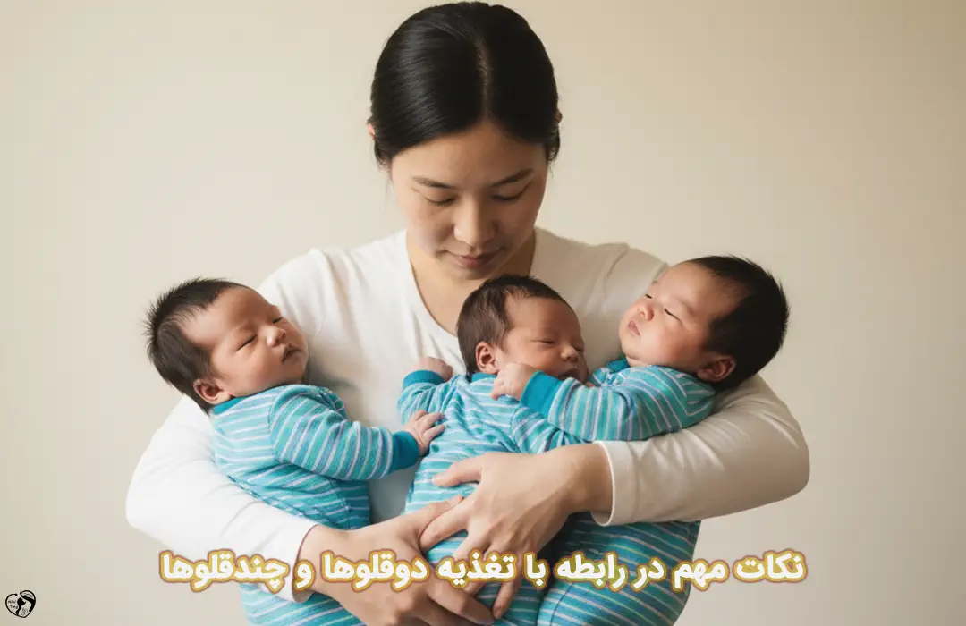 تغذیه دوقلوها و چندقلوها