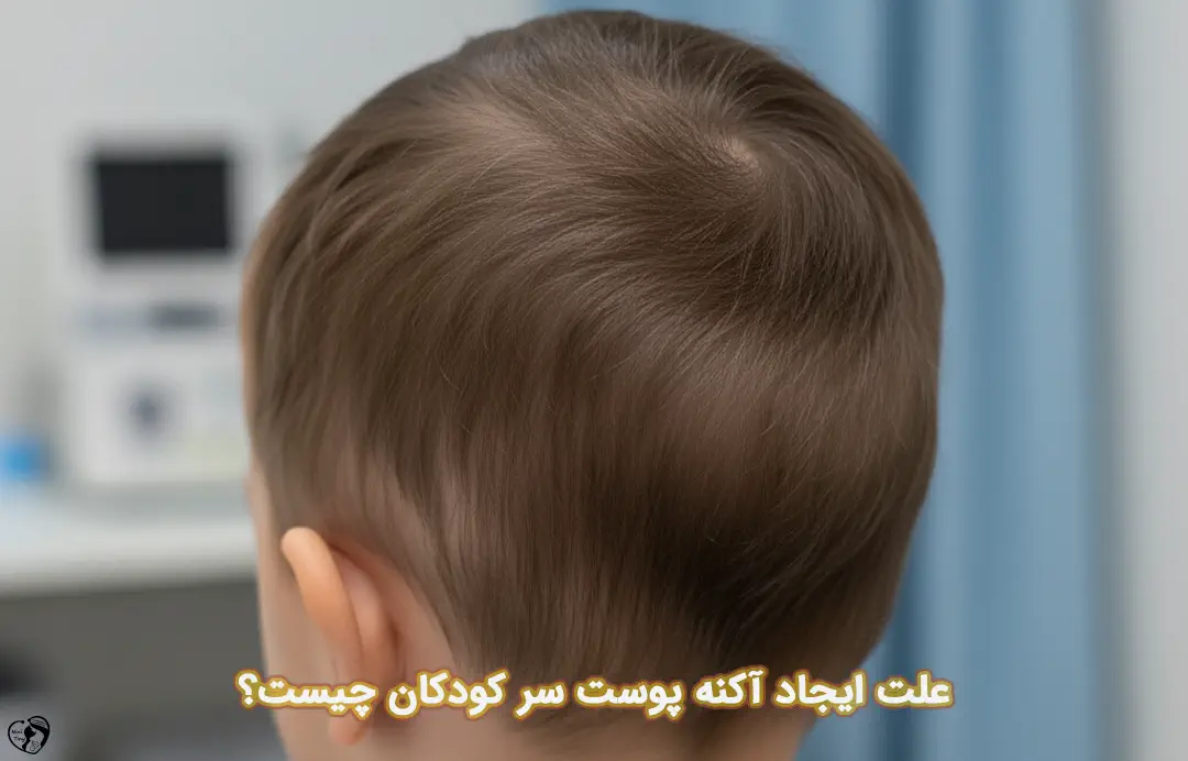 آکنه پوست سر در کودکان