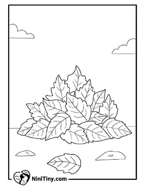 رنگ آمیزی برگ های پاییزی