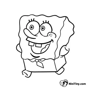 How to Draw Spongebob 5 آموزش نقاشی باب اسفنجی 5