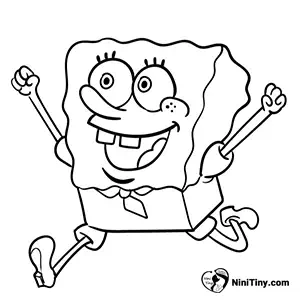 How to Draw Spongebob 6 آموزش نقاشی باب اسفنجی 6
