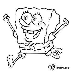 How to Draw Spongebob 7 آموزش نقاشی باب اسفنجی 7