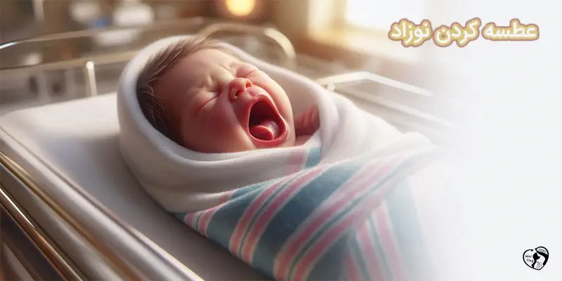 Newborn Sneezing عطسه کردن نوزاد