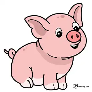 آموزش نقاشی خوک کارتونی مرحله ششم compressed آموزش نقاشی خوک کارتونی مرحله ششم compressed