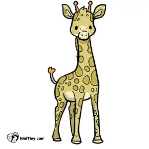 آموزش نقاشی زرافه کیوت مرحله هفتم compressed آموزش نقاشی زرافه کیوت مرحله هفتم compressed