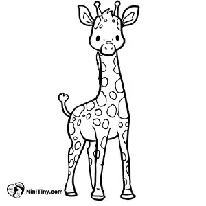 آموزش نقاشی زرافه کیوت مرحله پنجم compressed آموزش نقاشی زرافه کیوت مرحله پنجم compressed