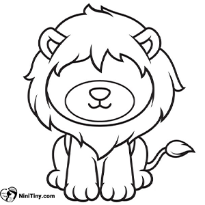 آموزش نقاشی شیر جنگل مرحله هشتم آموزش نقاشی شیر جنگل مرحله هشتم