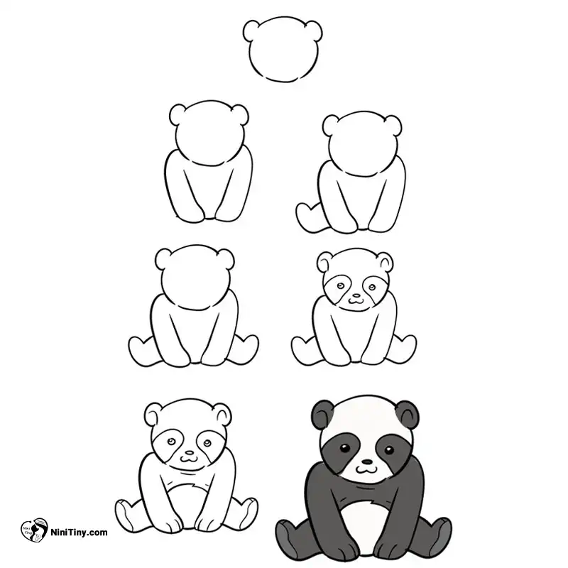 آموزش نقاشی پاندا کارتونیی compressed آموزش نقاشی پاندا کارتونیی compressed