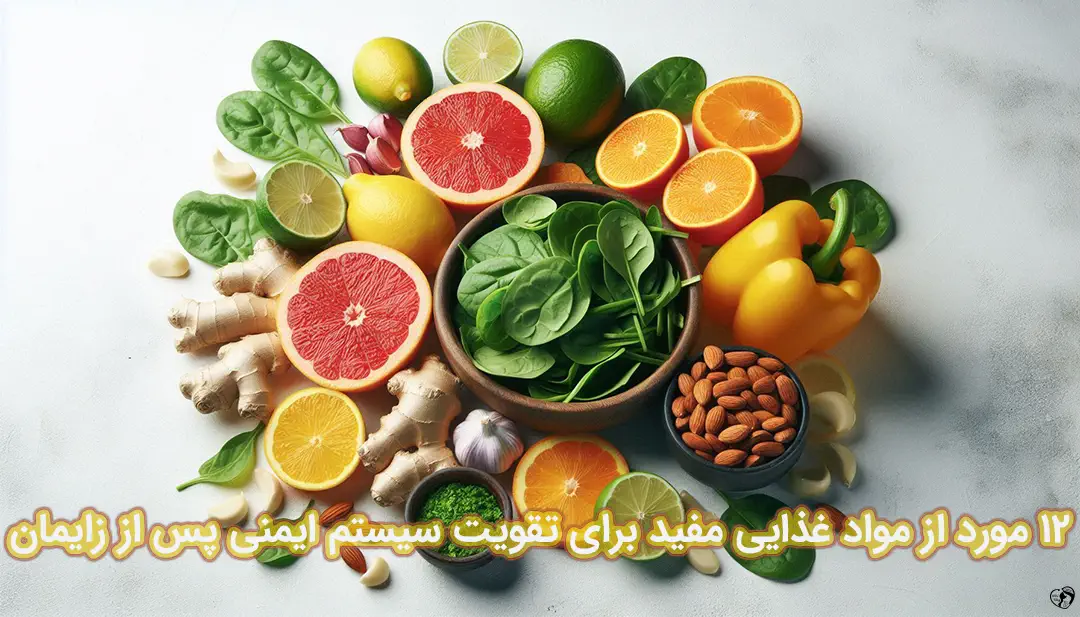 مواد غذایی مفید برای تقویت سیستم ایمنی مواد غذایی مفید برای تقویت سیستم ایمنی پس از زایمان