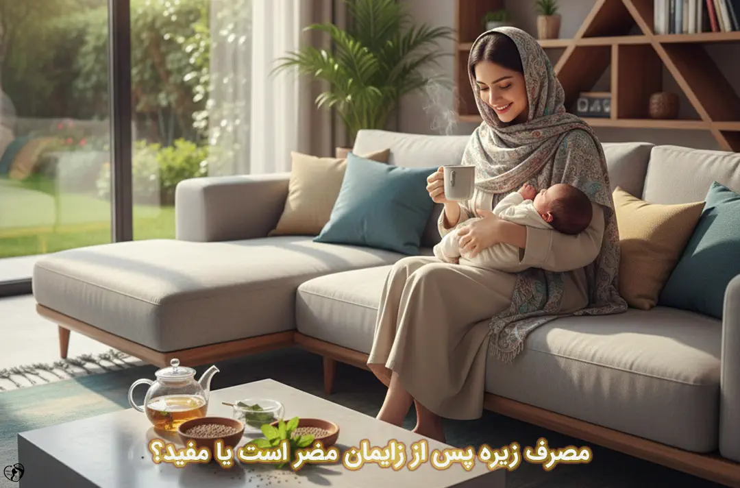 زیره پس از زایمان