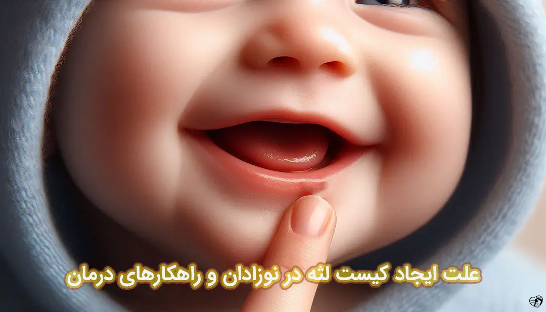 کیست لثه در نوزادان