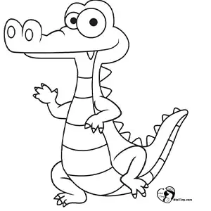 آموزش نقاشی تمساح برای کودکان مرحله نهم compressed آموزش نقاشی تمساح برای کودکان مرحله نهم compressed