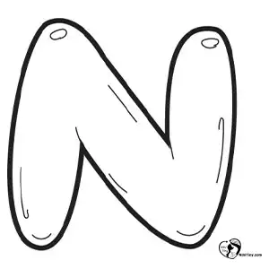 آموزش نقاشی حرف N حبابی مرحله پنجم compressed آموزش نقاشی حرف N حبابی مرحله پنجم compressed