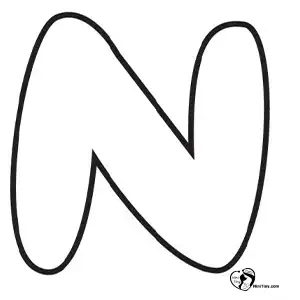 آموزش نقاشی حرف N حبابی مرحله چهارم compressed آموزش نقاشی حرف N حبابی مرحله چهارم compressed