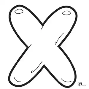 آموزش نقاشی حرف X حبابی مرحله پنجم compressed آموزش نقاشی حرف X حبابی مرحله پنجم compressed