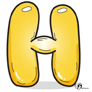 آموزش نقاشی حروف بادکنکی H مرحله ششم compressed آموزش نقاشی حروف بادکنکی H مرحله ششم compressed