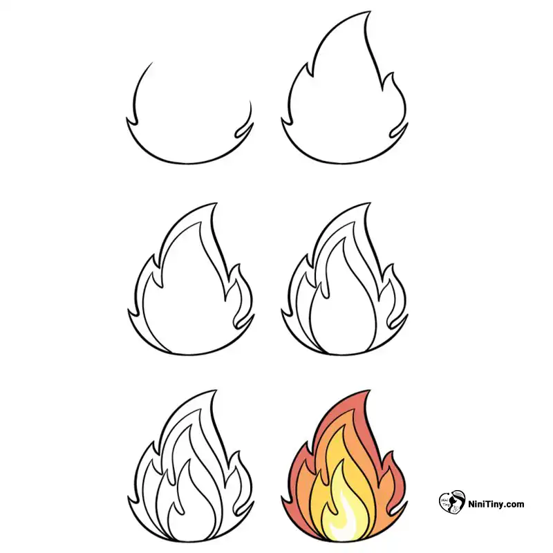 آموزش نقاشی شعله کارتونیی compressed آموزش نقاشی شعله کارتونیی compressed