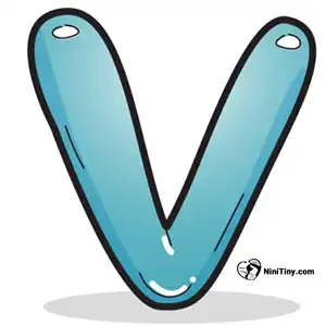 آموزش نقاشی نحوه کشیدن حرف حبابی V مرحله ششم compressed آموزش نقاشی نحوه کشیدن حرف حبابی V مرحله ششم compressed