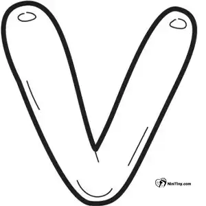 آموزش نقاشی نحوه کشیدن حرف حبابی V مرحله پنجم compressed آموزش نقاشی نحوه کشیدن حرف حبابی V مرحله پنجم compressed