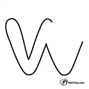 آموزش نقاشی نحوه کشیدن حرف حبابی W مرحله سوم compressed آموزش نقاشی نحوه کشیدن حرف حبابی W مرحله سوم compressed