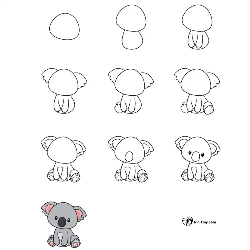 آموزش نقاشی کوالا بامزهه compressed آموزش نقاشی کوالا بامزهه compressed