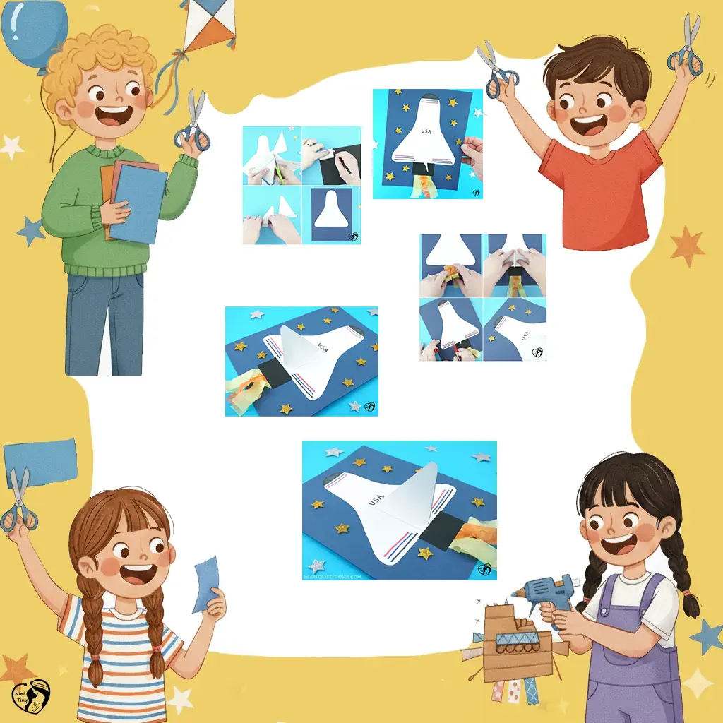 کاردستی 10 کاردستی شاتل فضایی