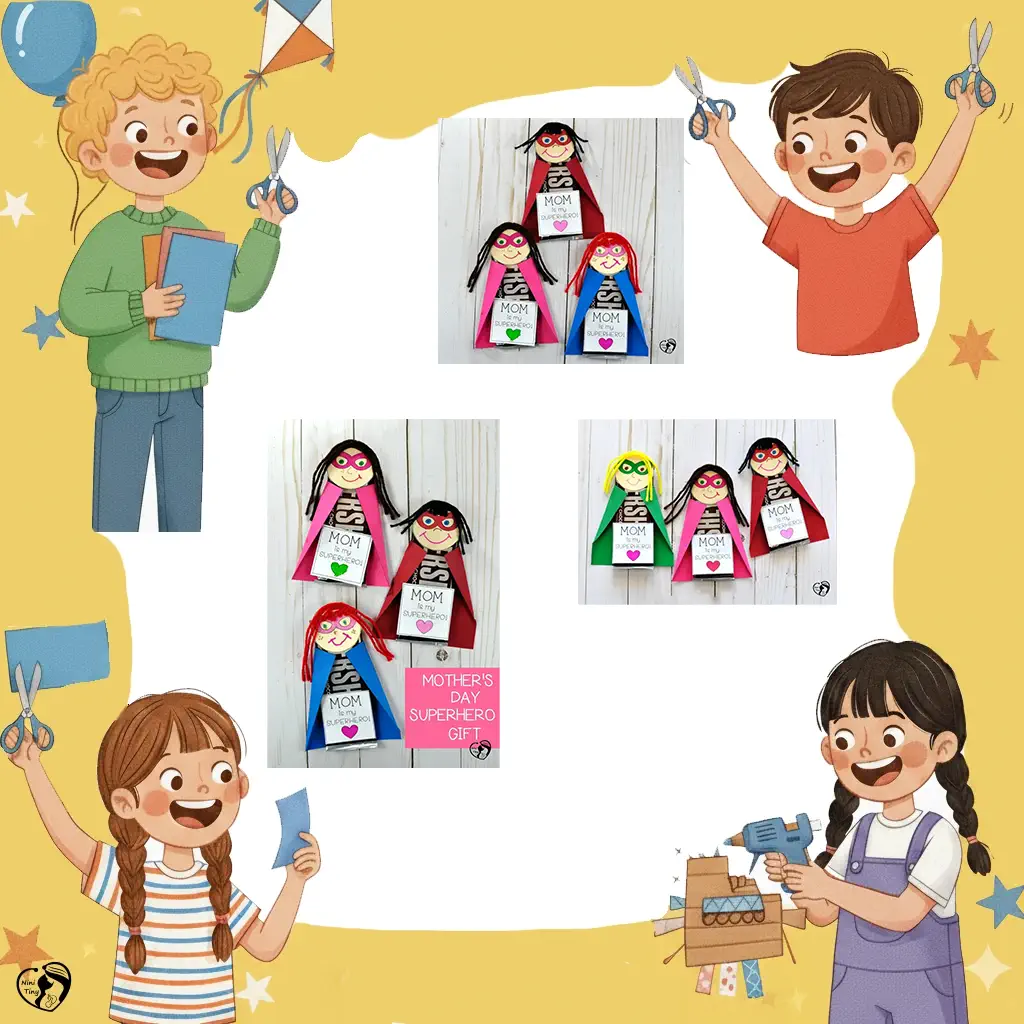 کاردستی 20 کاردستی هدیهٔ دستساز روز مادر با تم ابرقهرمان