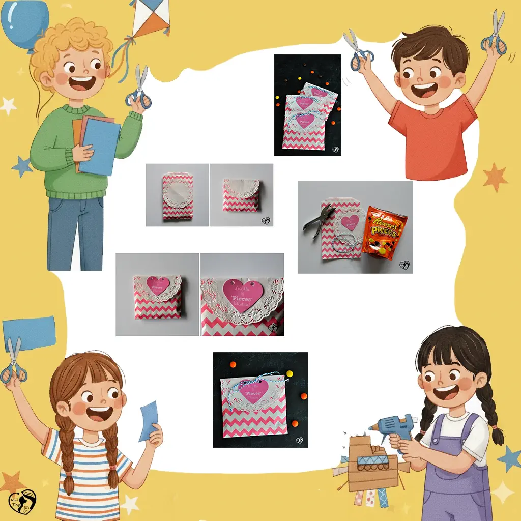 کاردستی 21 کاردستی کیسههای خوراکی ولنتاین