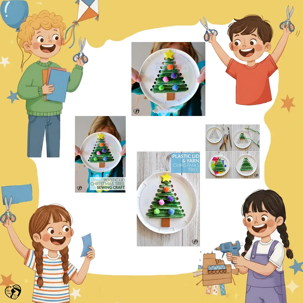 کاردستی دوخت درخت کریسمس