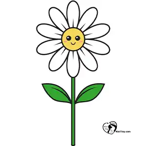 آموزش نقاشی بابونه برای کودکان رنگ امیزی compressed 1 آموزش نقاشی بابونه برای کودکان رنگ امیزی compressed 1