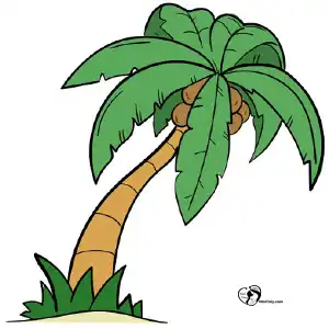 آموزش نقاشی درخت نخل برای کودکان مرحله هشتم compressed آموزش نقاشی درخت نخل برای کودکان مرحله هشتم compressed