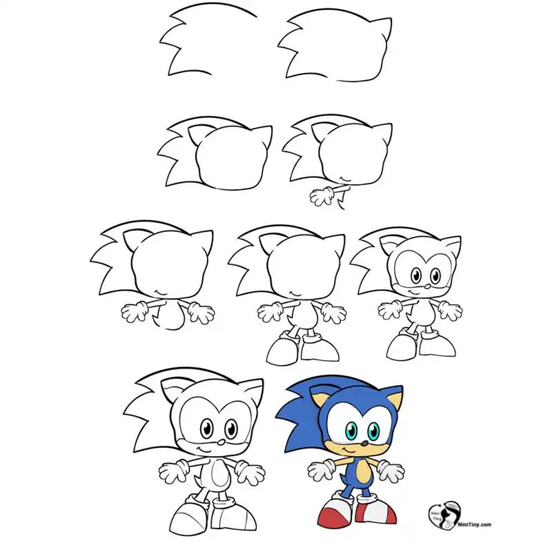 آموزش نقاشی سونیک برای کودکانن compressed آموزش نقاشی سونیک برای کودکانن compressed