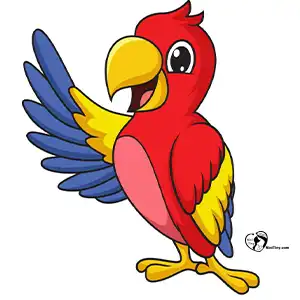 آموزش نقاشی طوطی برای کودکان رنگ امیزی compressed 1 آموزش نقاشی طوطی برای کودکان رنگ امیزی compressed 1